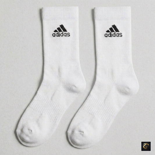 AD Core Socks - White (PACK OF 3)